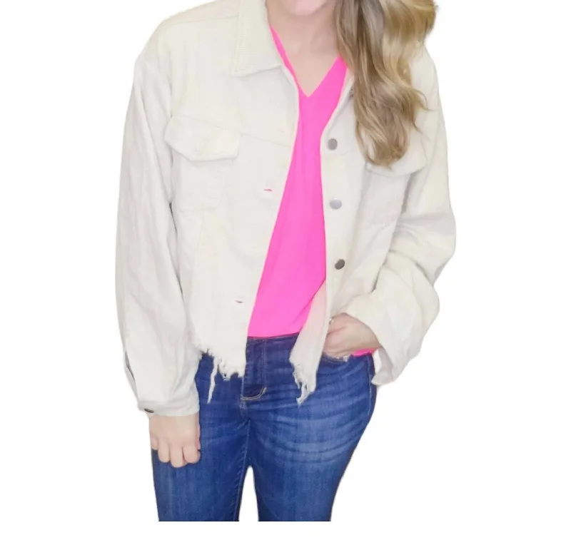 Exclusive Access Runaway Vintage Jacket In Oatmeal