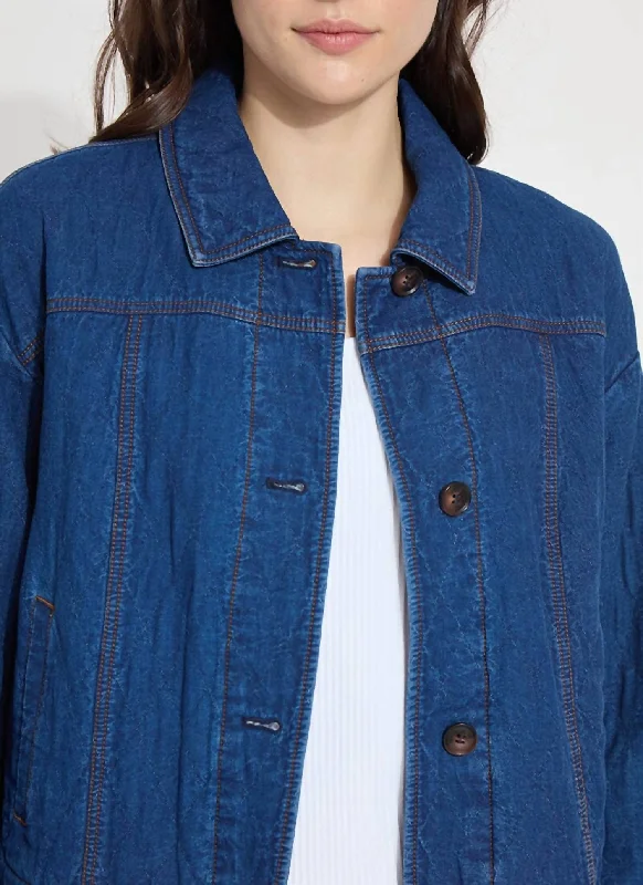Closeout Sale Sloane Quilted Denim Jacket