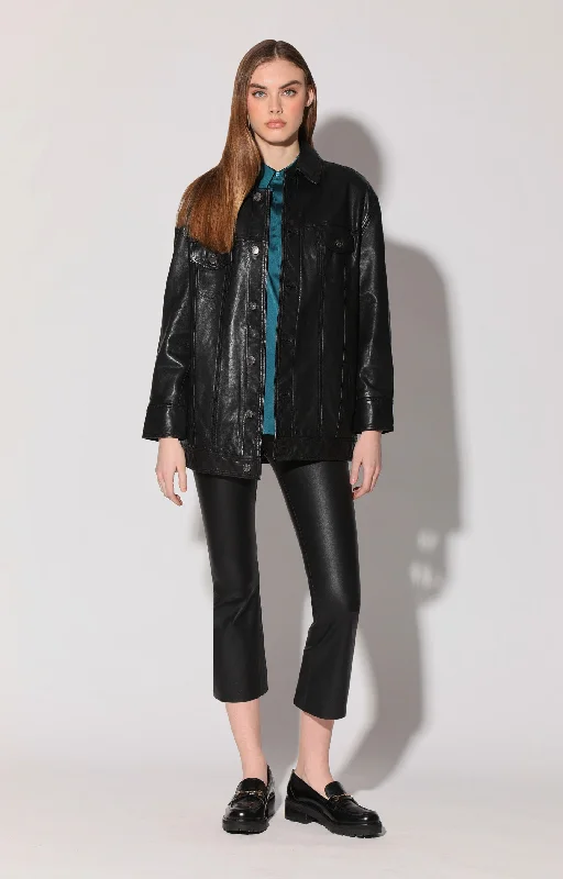 Don’t Miss Out Sutton Jacket, Black - VT Wash Leather