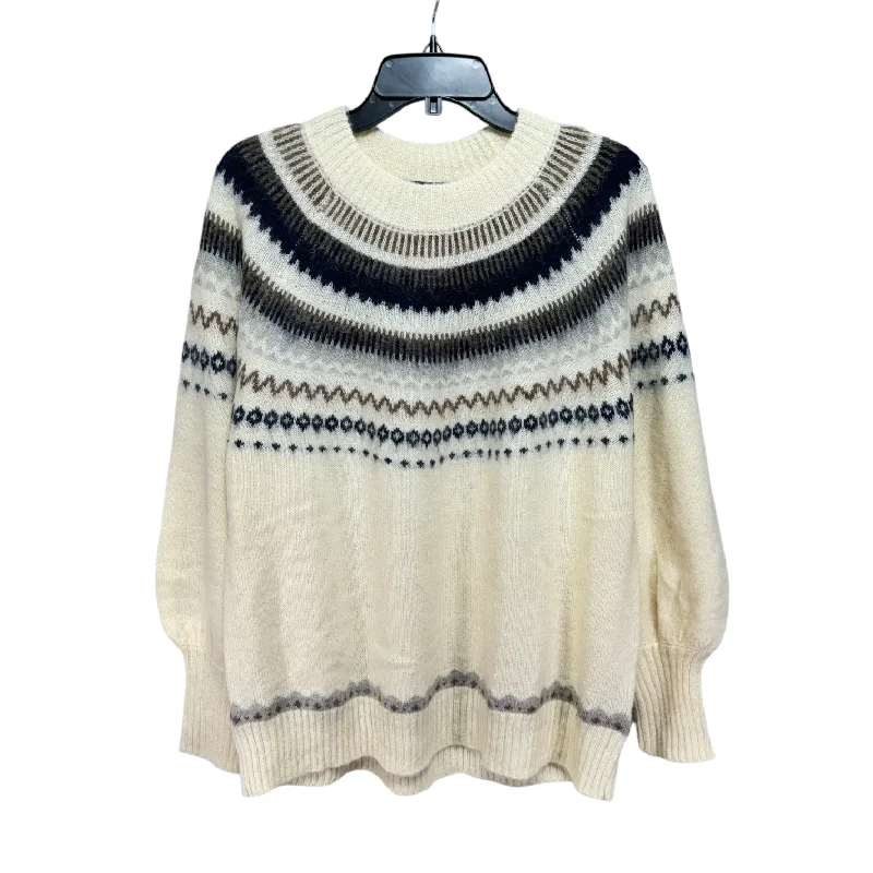 Sweater By J. Crew In Cream, Size: L