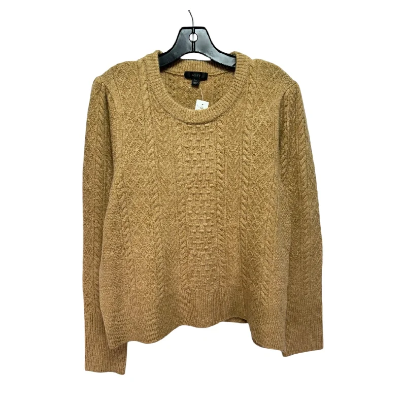 Sweater By J. Crew In Tan, Size: Xl