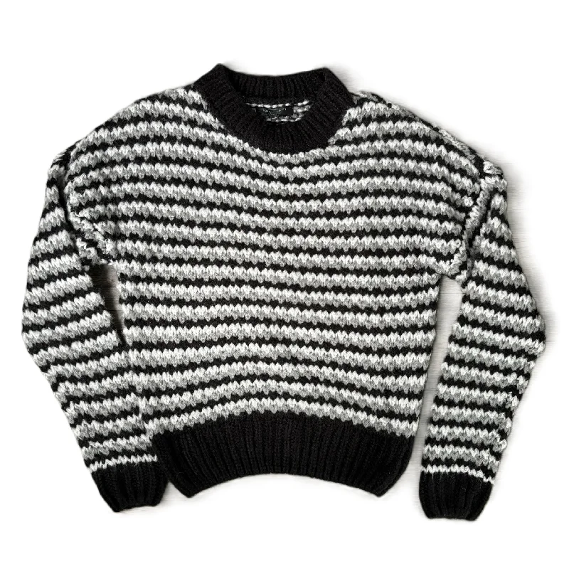 Best Bargains Sweater By Romeo And Juliet In Black & Grey, Size: S