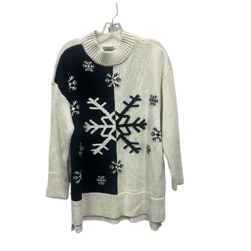 Take Advantage Sweater By Talbots In White, Size: 1x