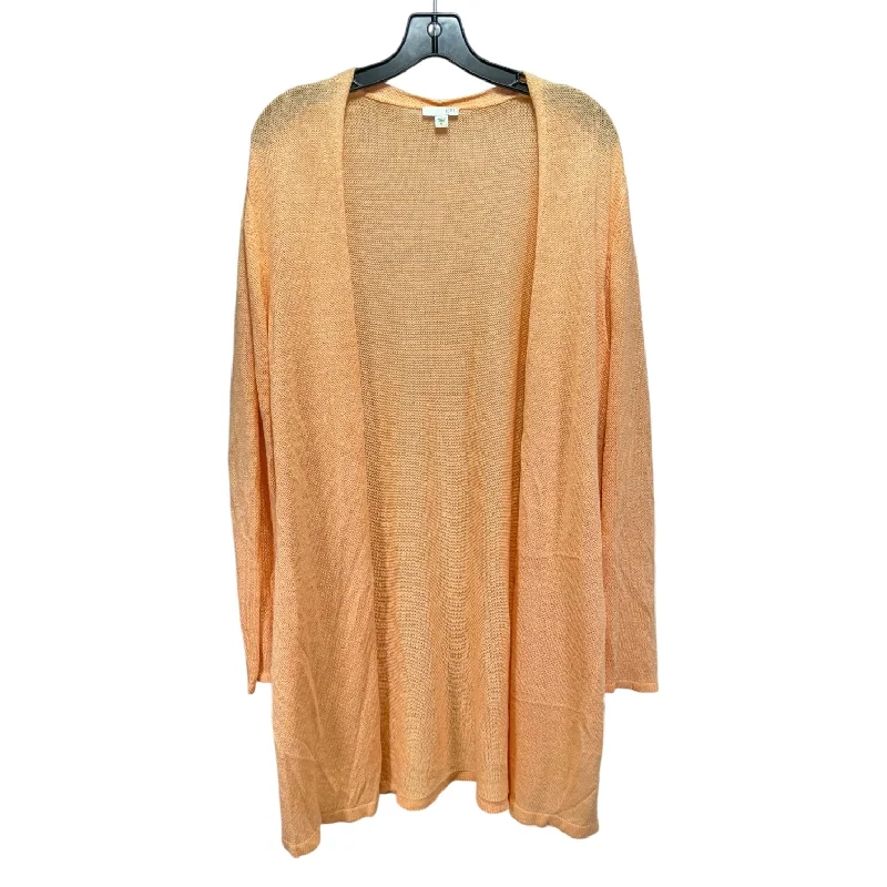 Incredible Offers Sweater Cardigan By J. Jill In Orange, Size: Xl
