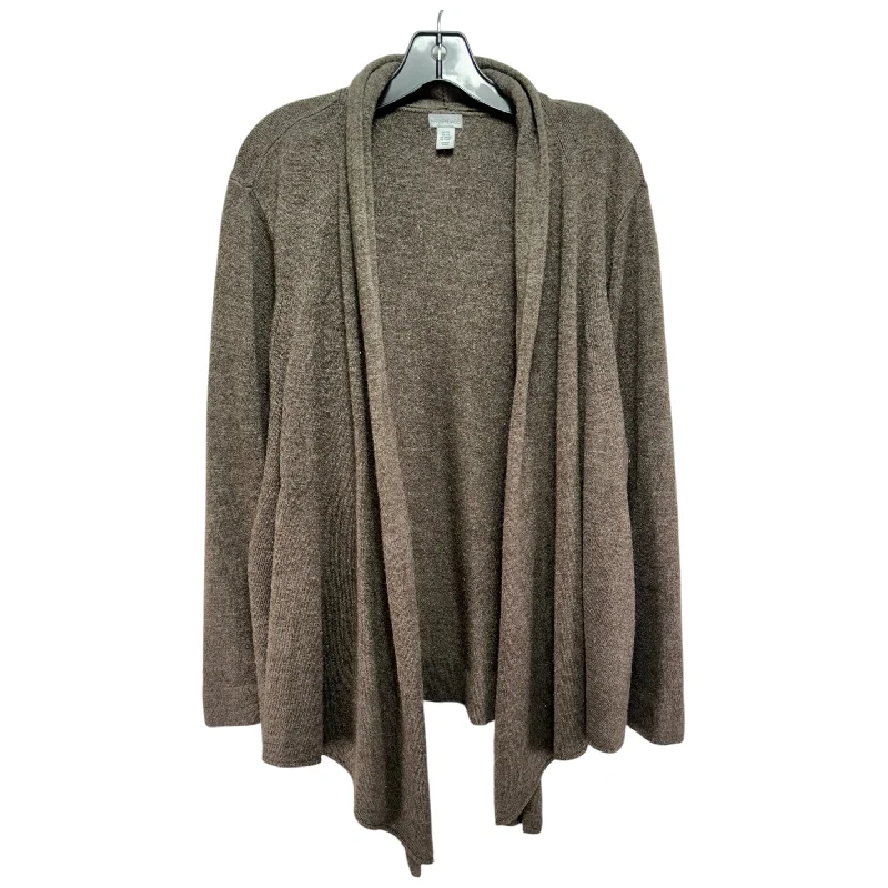 Major Savings Sweater Cardigan By Paraphrase In Brown, Size: 3x