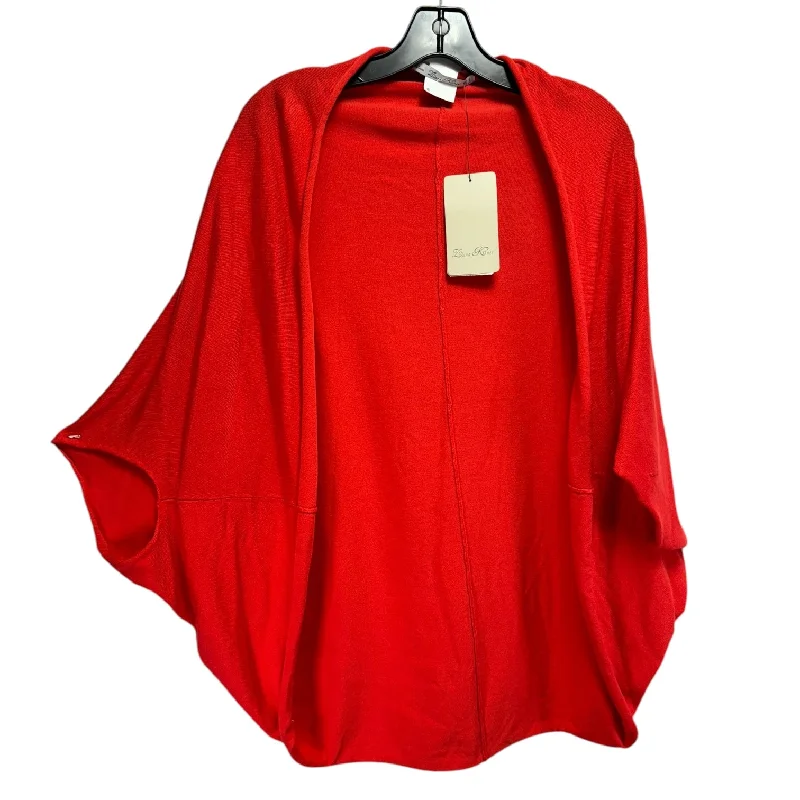 Exclusive Offers Sweater Cardigan By Zara In Orange, Size: M
