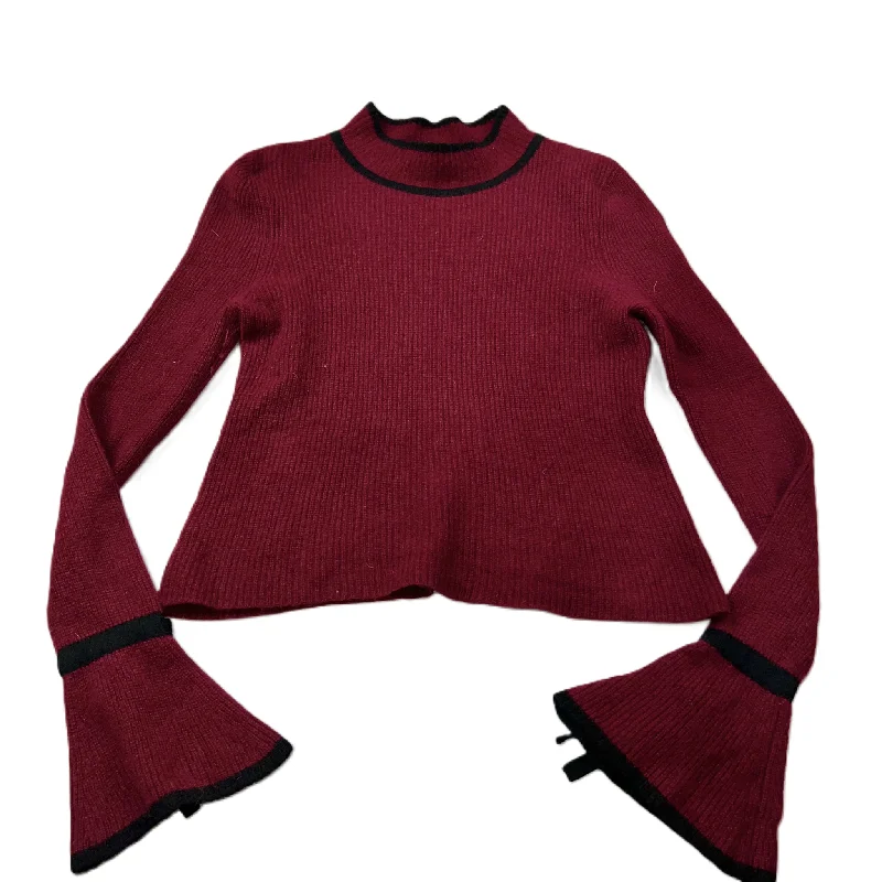Holiday Sale Sweater Cashmere By Sigrid Olsen In Black & Red, Size: L