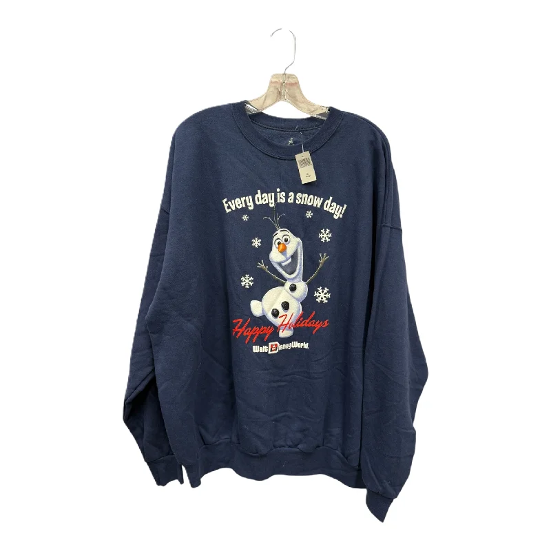 Buy Now Sweatshirt Crewneck By Disney Store In Blue, Size: 1x