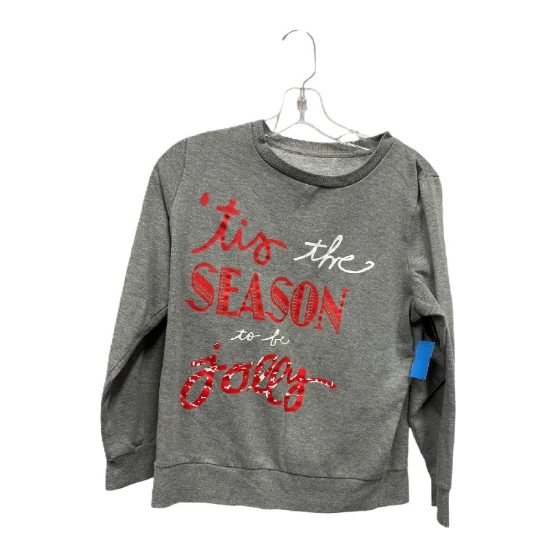 Exclusive Savings Sweatshirt Crewneck By Serra In Grey, Size: M