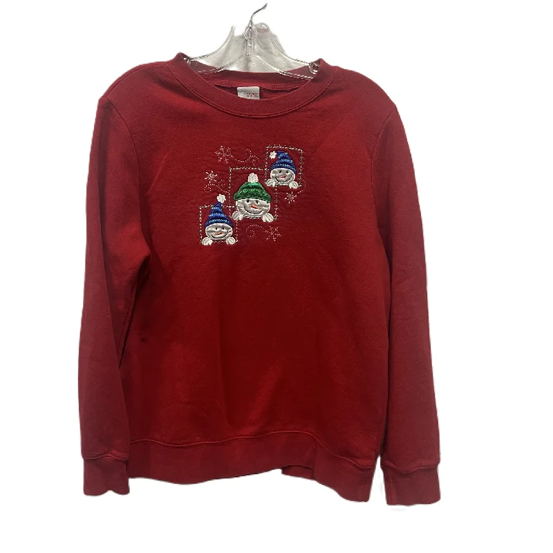 New Arrival Sweatshirt Crewneck In Red, Size: M