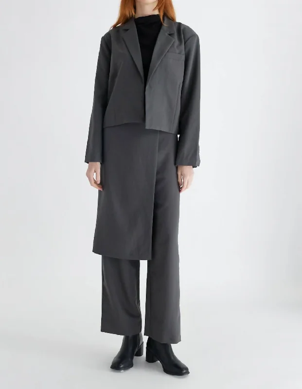 Weekend Special The Harry Blazer In Charcoal
