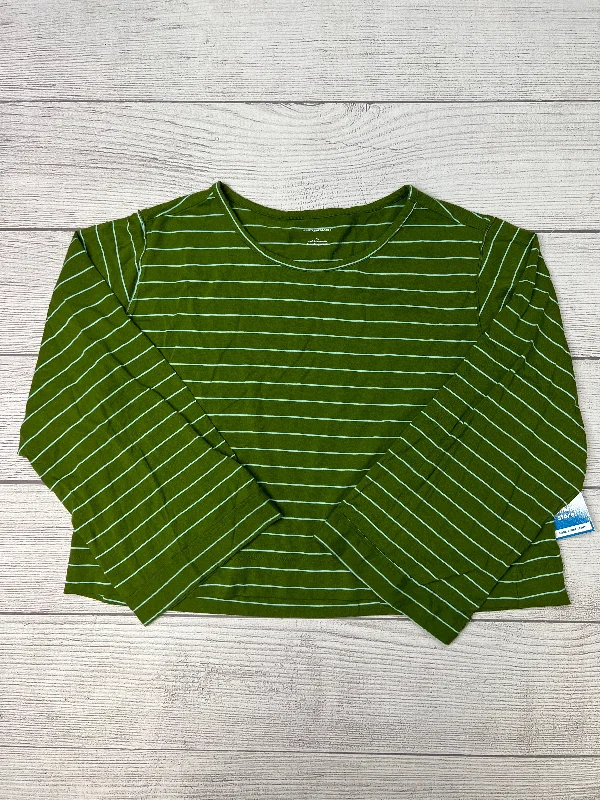Year-End Clearance Top Long Sleeve By Anthropologie In Green, Size: Xl