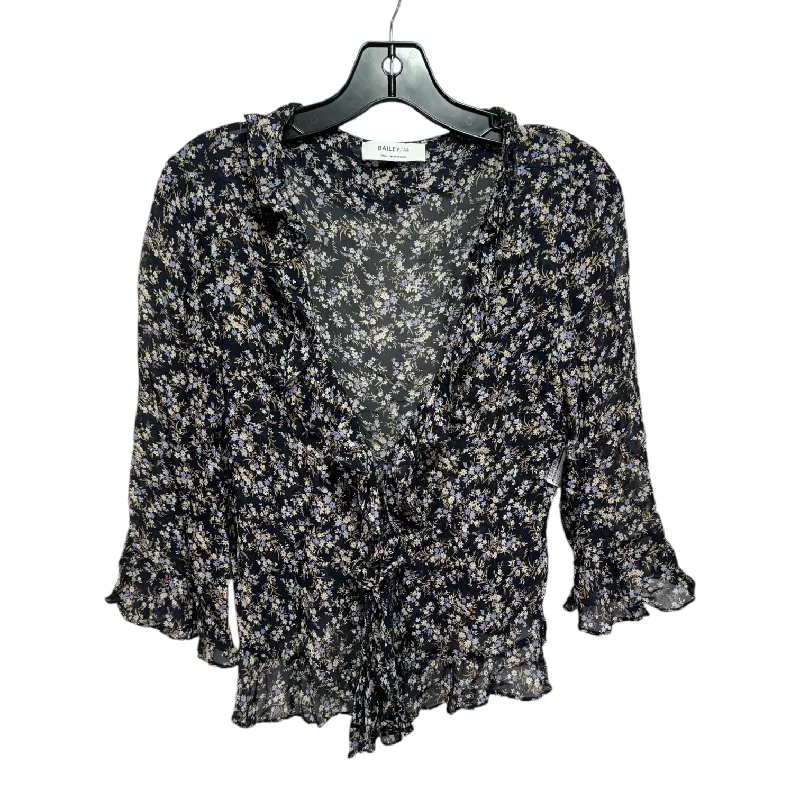 Savings Event Top Long Sleeve By Bailey 44 In Floral Print, Size: S
