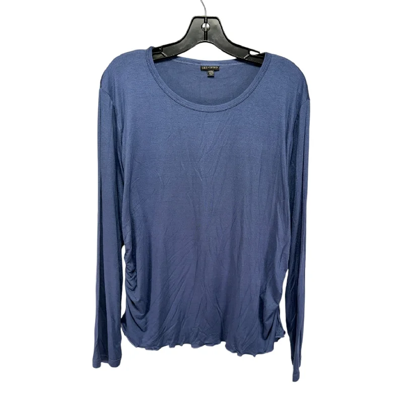 Price Break Top Long Sleeve By Coco And Carmen In Blue, Size: Xl