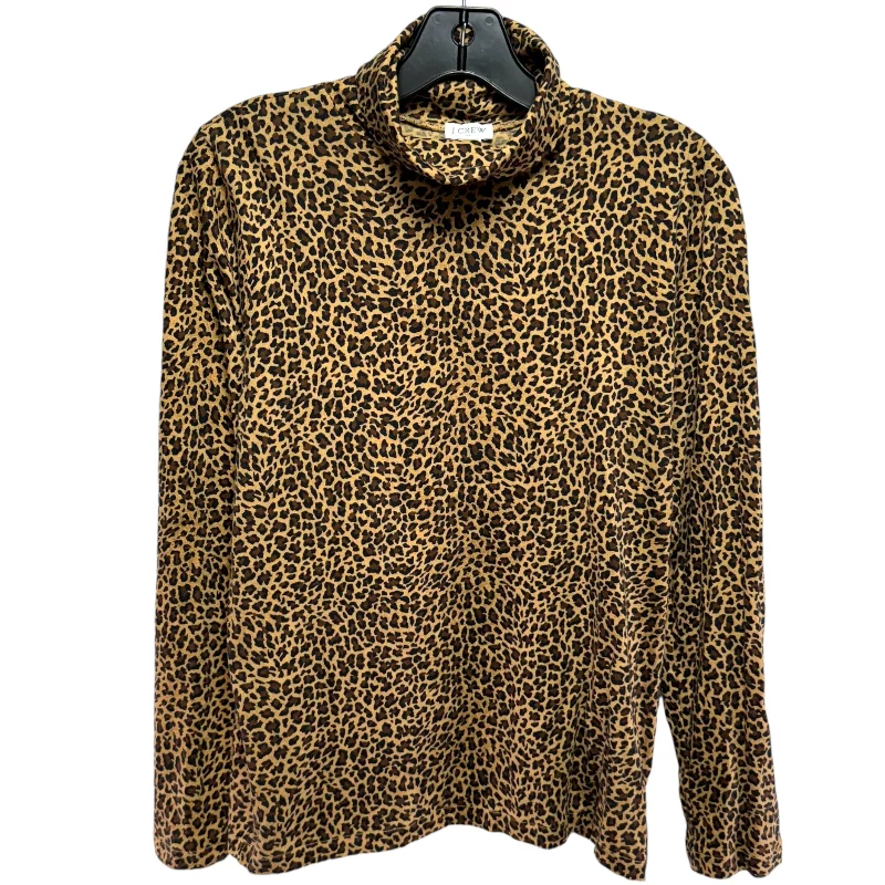 Time-Limited Offer Top Long Sleeve By J. Crew In Animal Print, Size: Xs