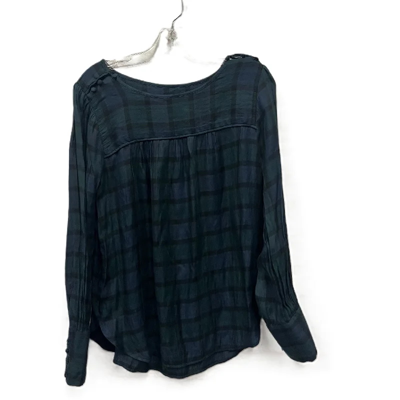 Unbeatable Prices Top Long Sleeve By Loft In Green, Size: M