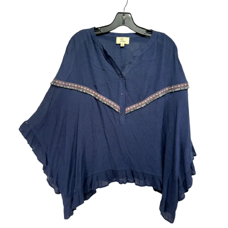 Savings Spectacular Top Long Sleeve By Love In Blue, Size: M