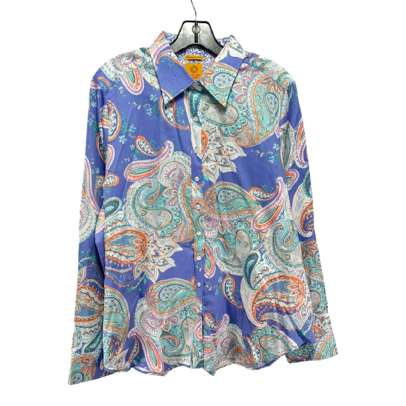 Steals and Deals Top Long Sleeve By Ruby Rd In Purple, Size: 16