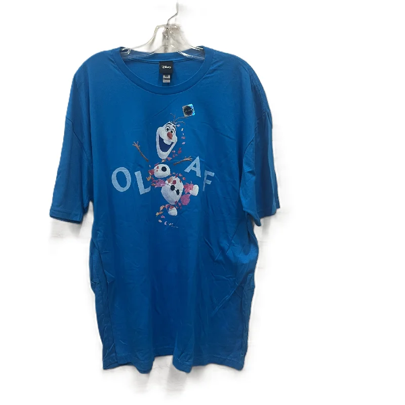 Don't Miss Top Long Sleeve By Torrid In Blue, Size: Xxl