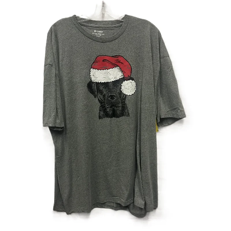 Seasonal Sale Top Short Sleeve Basic In Multi-colored, Size: 3x