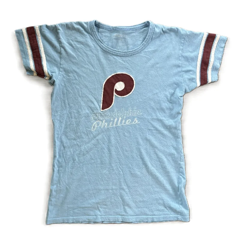 Mega Sale Top Short Sleeve By Banner In Blue & Red & White, Size: M