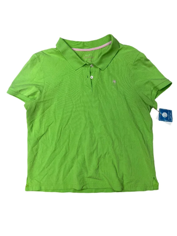 Bonus Savings Top Short Sleeve By Lilly Pulitzer In Green, Size: Xl