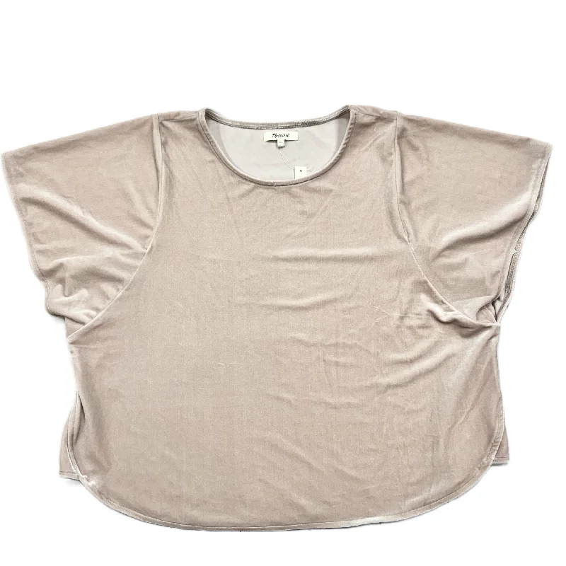 Top Short Sleeve By Madewell In Beige, Size: Xl