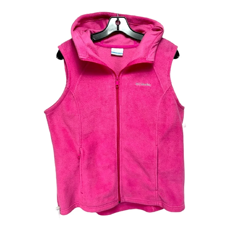 Act Now Vest Fleece By Columbia In Pink, Size: L