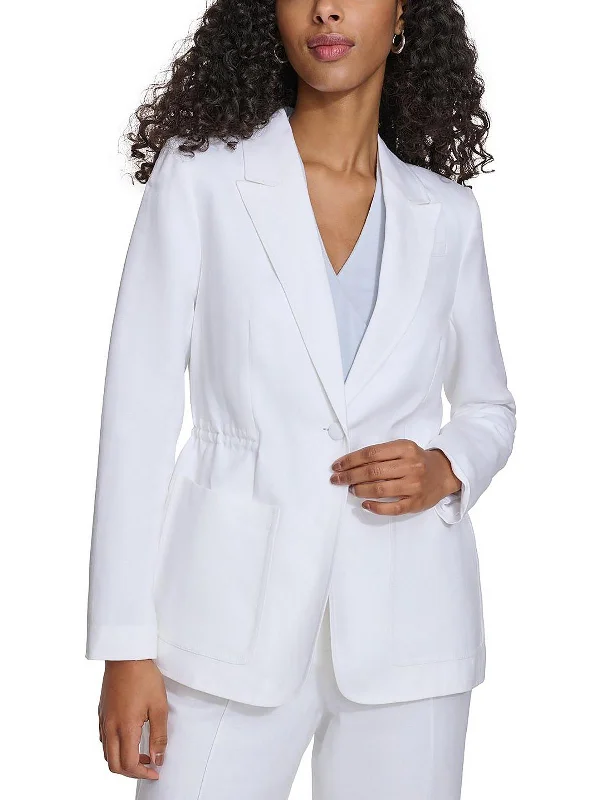 Buy More, Save More Womens Linen Suit Separate One-Button Blazer