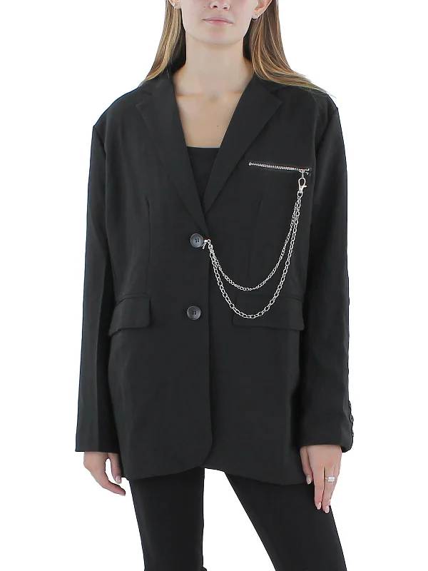 Deal Mania Womens Office Suit Separate Two-Button Blazer