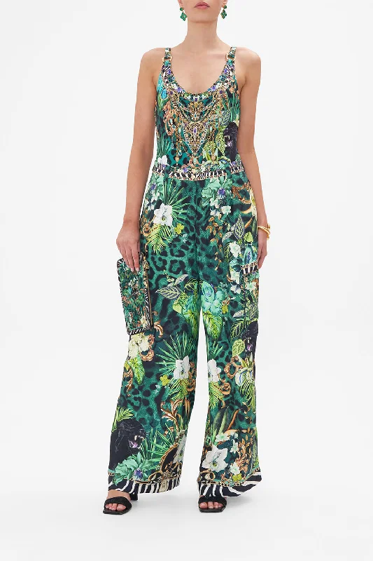 Price Slash WIDE LEG UTILITY PANTS SING MY SONG