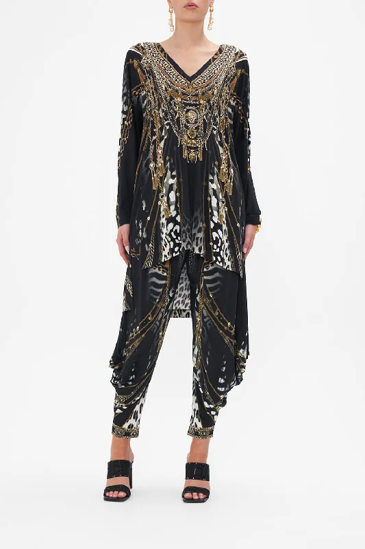 Markdown Madness SIDE SPLIT TEE - ALL OVER PRINT UNTAMED ROYALTY