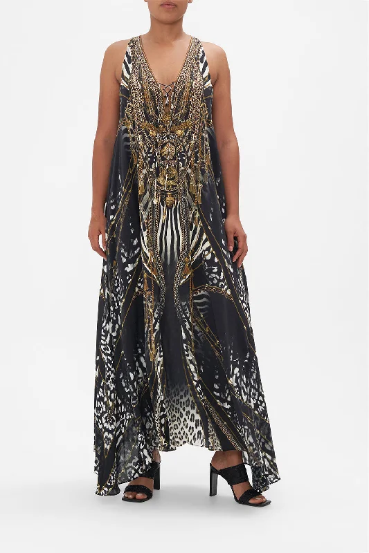 Factory Direct Sale LACE UP RACER BACK DRESS UNTAMED ROYALTY