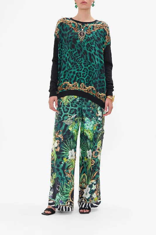 Doorbuster Deal LONG SLEEVE JUMPER WITH PRINT FRONT SING MY SONG