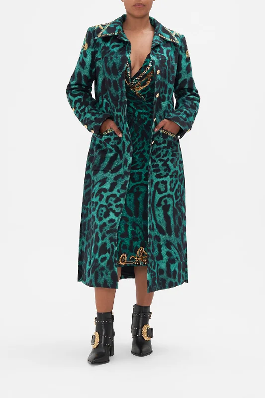 Act Now LONG BUTTON FRONT COAT SING MY SONG