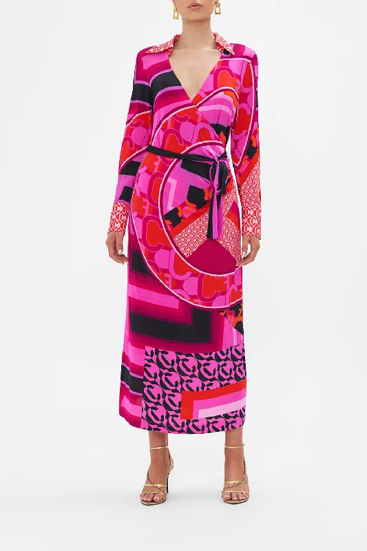 Bonus Savings JERSEY COLLARED DRESS CIAO PALAZZO