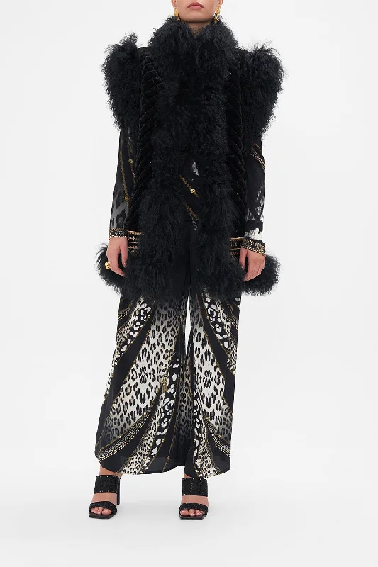 Super Sale OVERSIZED FAUX FUR GILET UNTAMED ROYALTY