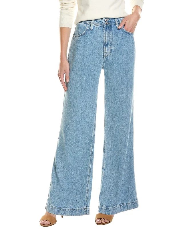 Stock Clearance 7 For All Mankind Modern Volcan Blue Dojo Wide Leg Jean