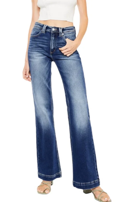 New Deals Alana Wide Bootcut Jean In Denim Blue