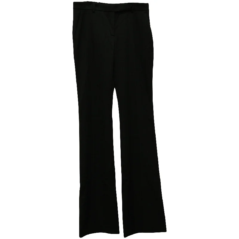 Instant Savings Alexander McQueen Flared Pants in Black Wool