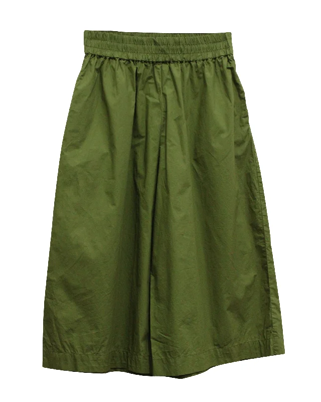 Customer Appreciation Sale Baum Und Pferdgarten Neama Gathered Culottes in Green Organic Cotton