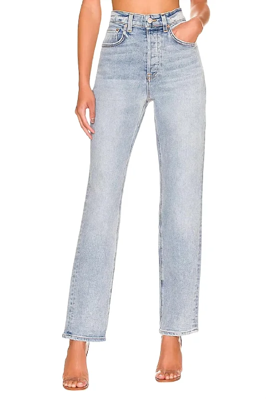 Bonus Savings Cassidy Mid Rise Straight Leg Jeans In La Brea