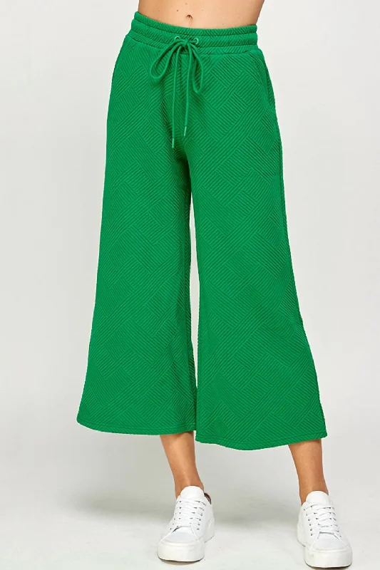Online Only Cropped Pants In Kelly Green