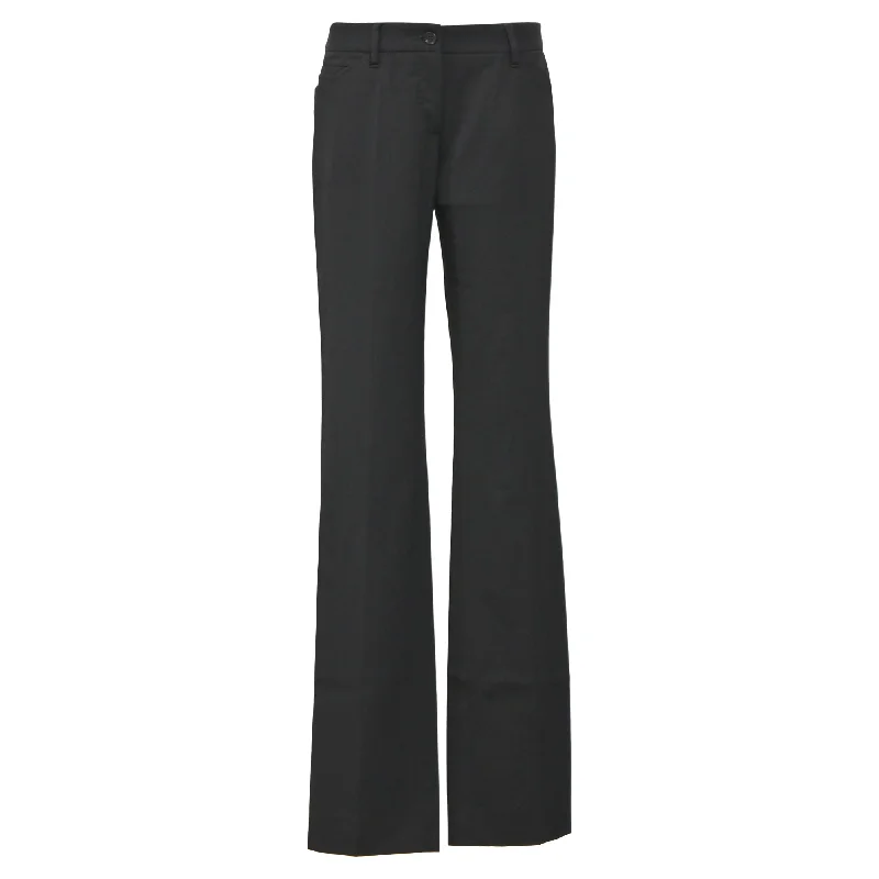Deal Dash Dolce & Gabbana Trousers in Black Wool