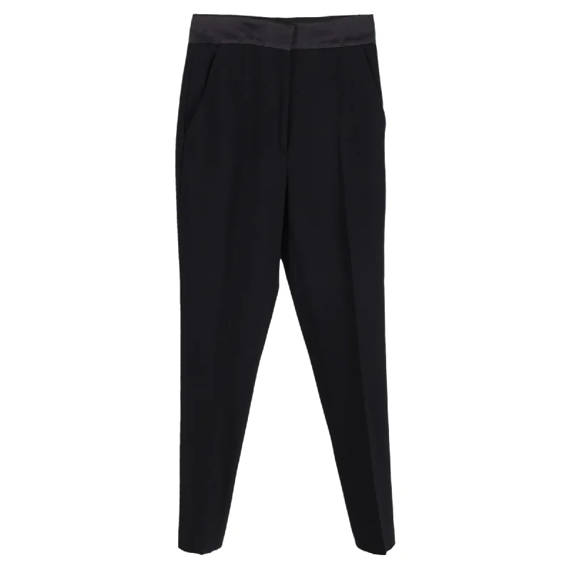 Factory Direct Sale Etro Tuxedo Pants in Black Wool