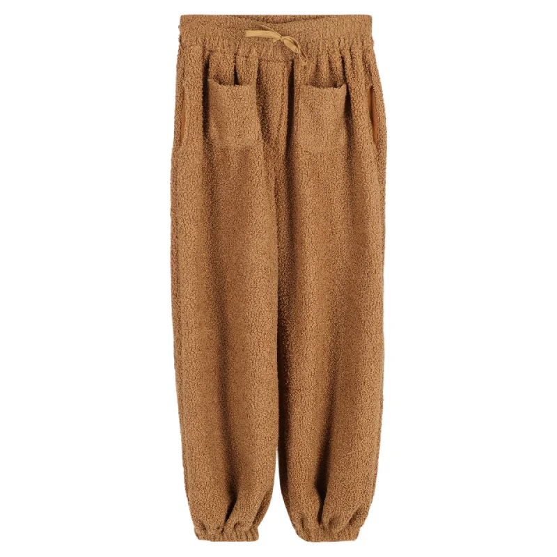 Overstock Sale Frankie Shop Fuzzy Sweatpants in Brown Polyester