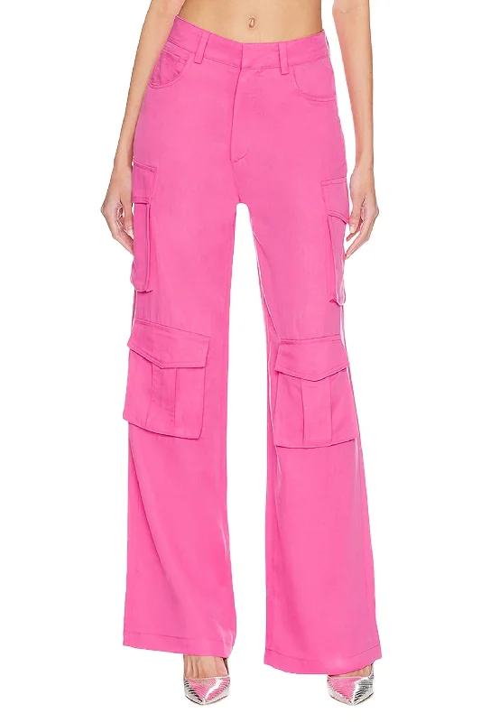 Best Deals Franklin Rib Cage Cargo Pant In Seven Wonder Pink