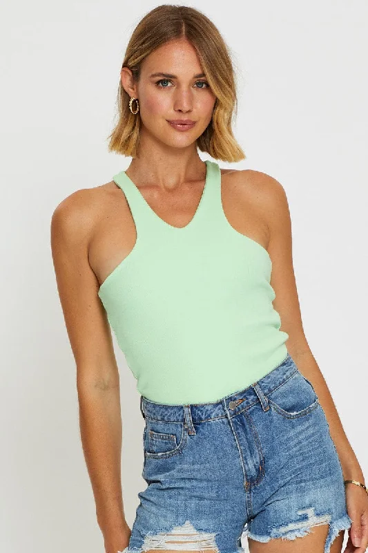 Time-Limited Offer Green Singlet Top