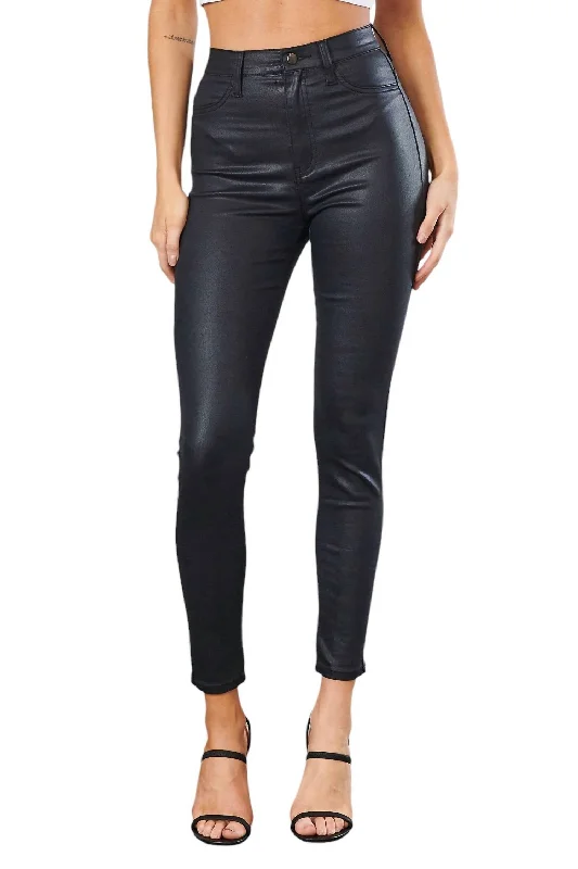 Low Prices In The Moment Leather Pants In Black