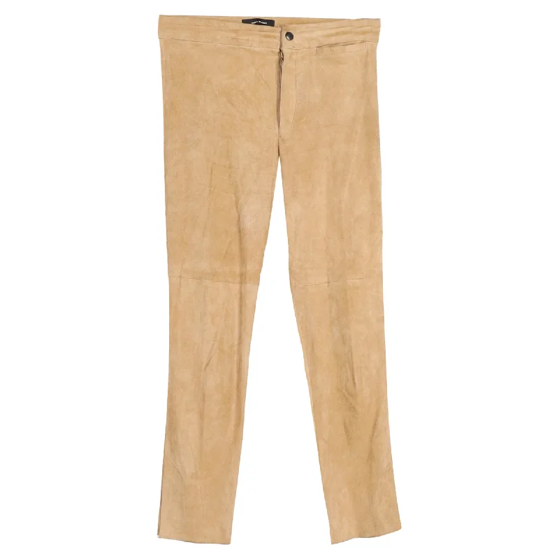 Act Fast Isabel Marant Trousers in Beige Canvas